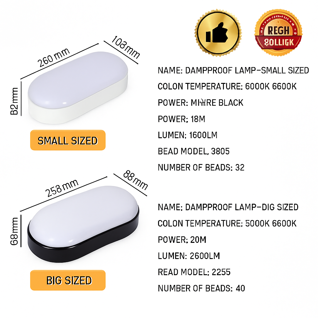 16W/20W Outdoor LED Ceiling Lamp Motion Sensor IP65 Waterproof Ceiling Light Porch Corridor Entrance Kitchen Bathroom Lighting - vue 6 sur 9