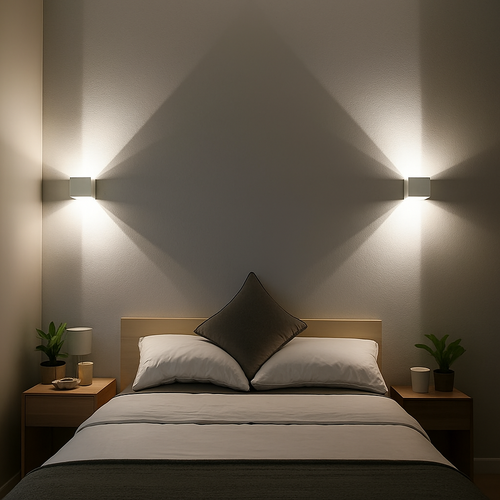 6W/12W applique murale LED lumière extérieure étanche IP65 porche jardin applique et intérieur chambre chevet décoration éclairage lampe en aluminium - vue 4 sur 6