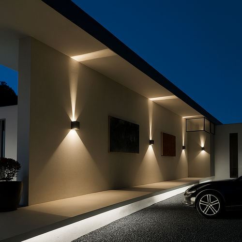 6W/12W applique murale LED lumière extérieure étanche IP65 porche jardin applique et intérieur chambre chevet décoration éclairage lampe en aluminium - vue 6 sur 6