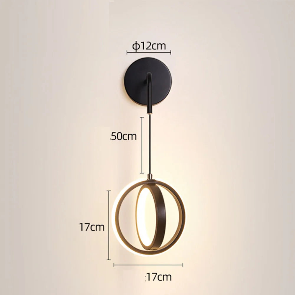 applique murale led moderne pour décoration intérieure élégante - vue 7 sur 7