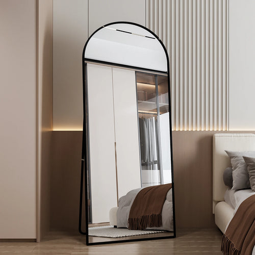 miroir sur pied en verre trempé pour décoration intérieure - vue 5 sur 6