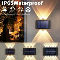 applique murale solaire à led éclairage extérieur étanche décoratif