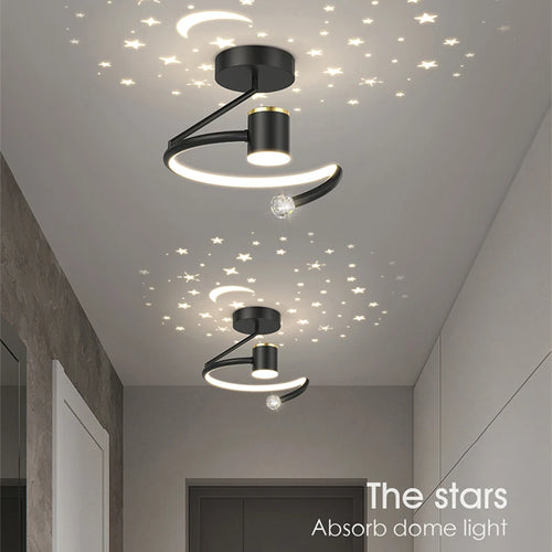 plafonnier moderne à leds pour décoration intérieure et extérieure - vue 2 sur 10