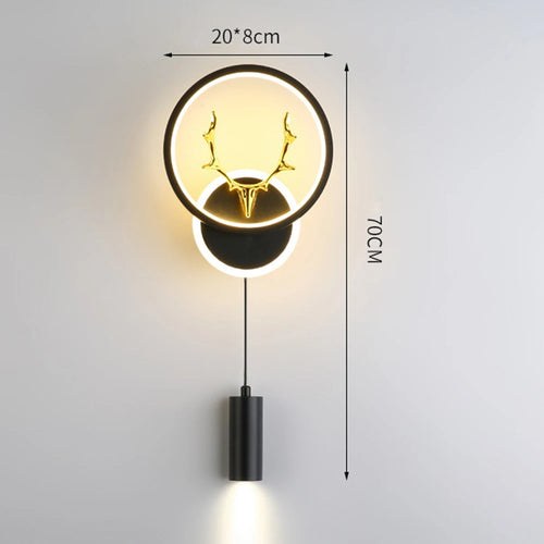 lampe de chevet créative style nordique pour décoration intérieure - vue 8 sur 7