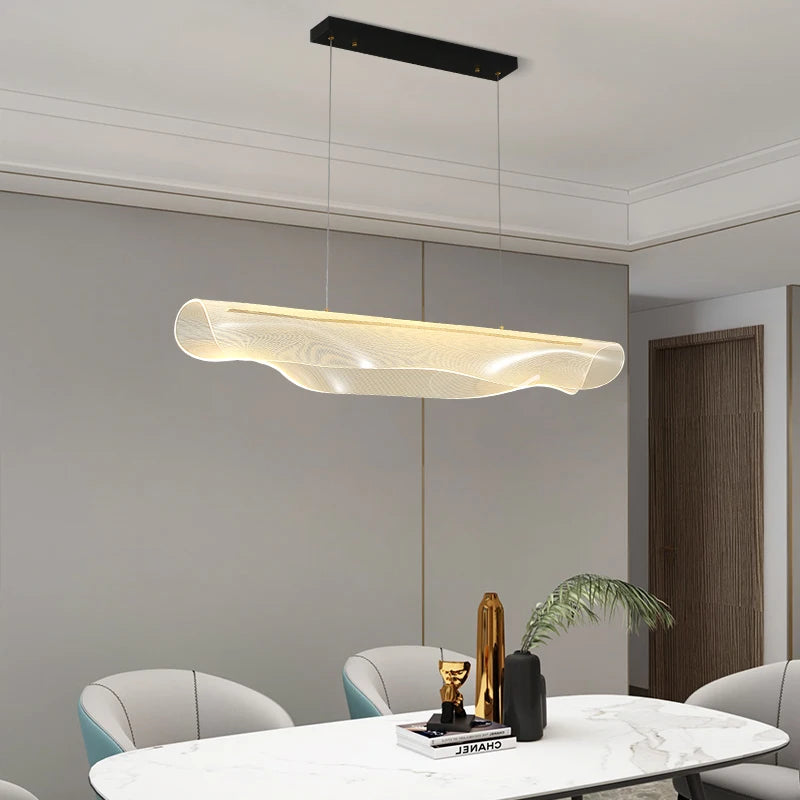 lustre led nordique moderne créatif pour restaurant et bureau - vue 6 sur 9