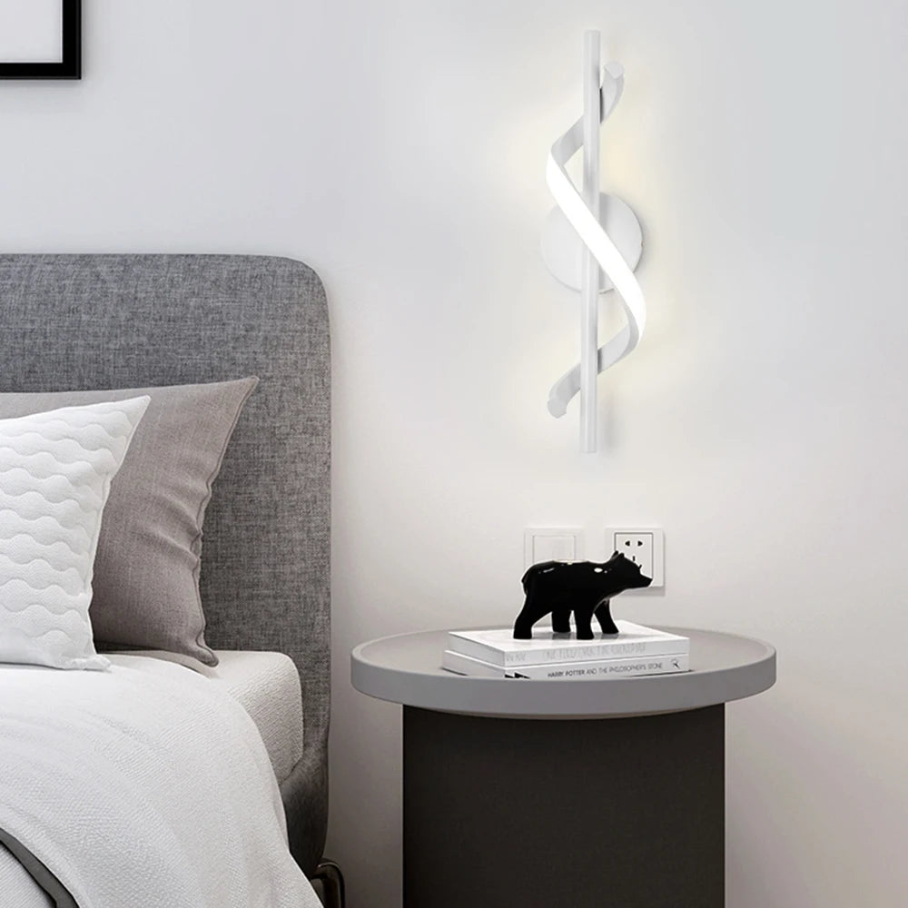 applique murale led nordique éclairage intérieur décoration moderne luxe - vue 4 sur 7
