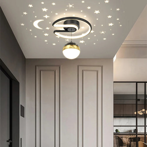 plafonnier moderne à leds pour décoration intérieure et extérieure - vue 4 sur 10