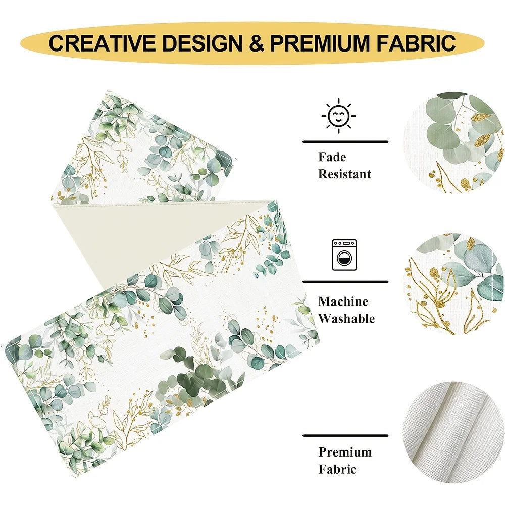 Chemin de table bohème floral style champêtre décoratif - vue 5 sur 5