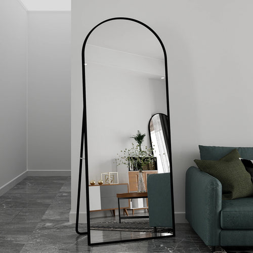 miroir sur pied en verre trempé pour décoration intérieure - vue 2 sur 6