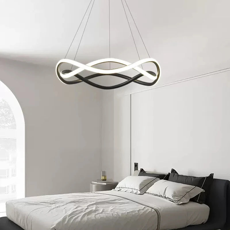 lustre suspendu moderne en led pour décoration intérieure - vue 3 sur 9