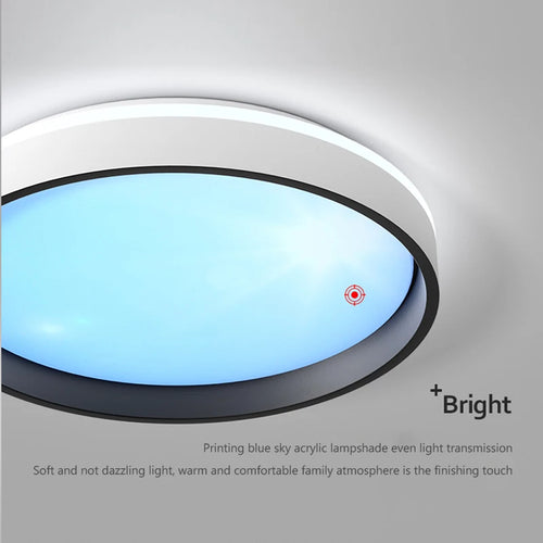 plafonnier led intelligent avec télécommande et luminosité réglable - vue 7 sur 8