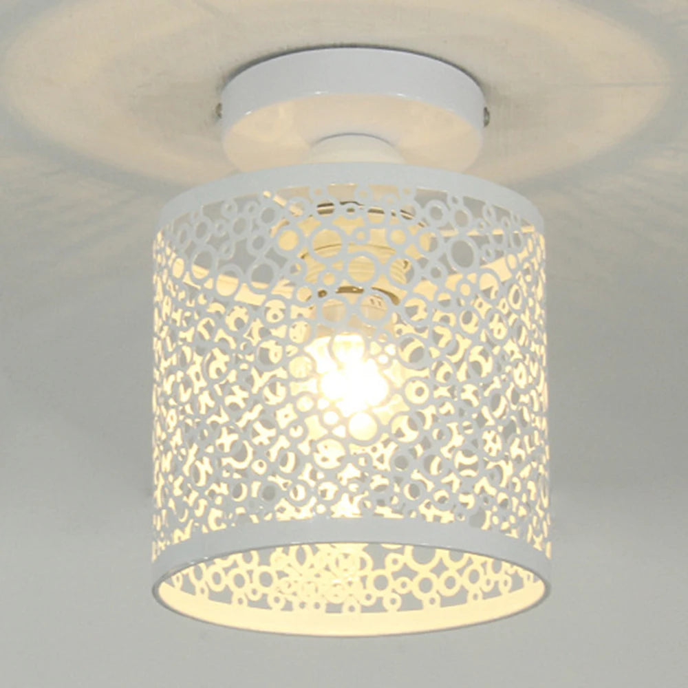 plafonnier design nordique en fer forgé pour décoration intérieure - vue 5 sur 7