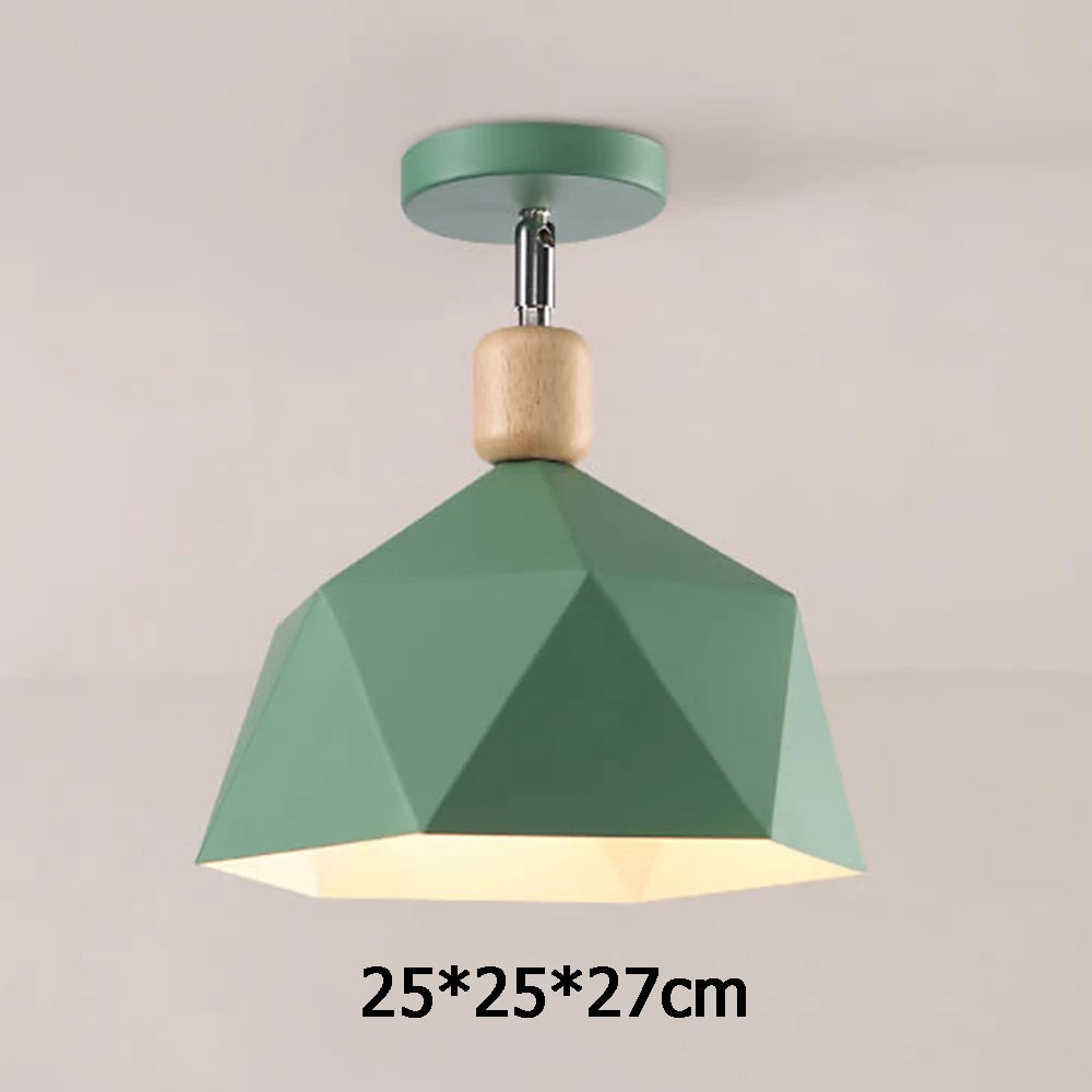 plafonnier vintage style industriel pour éclairage intérieur - vue 8 sur 9