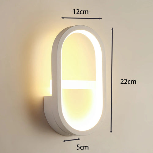 applique murale led nordique design moderne pour intérieur élégant - vue 8 sur 7