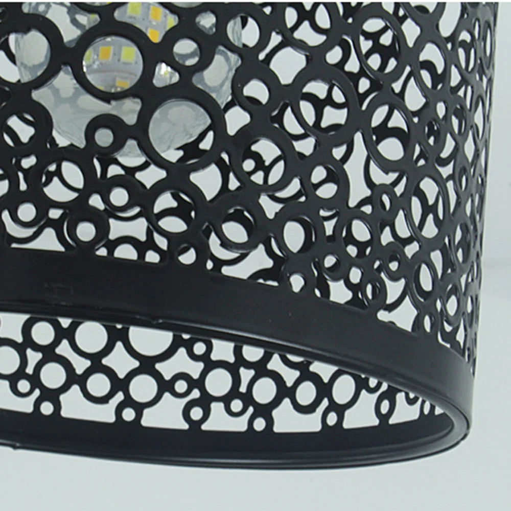 plafonnier design nordique en fer forgé pour décoration intérieure - vue 3 sur 7