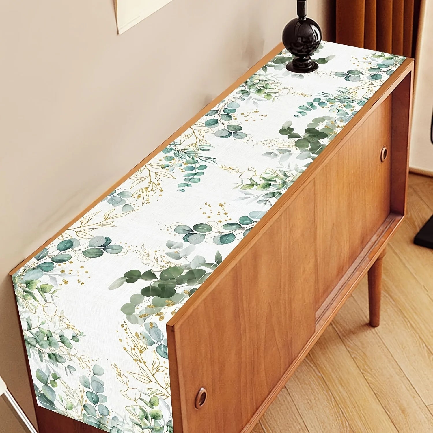 Chemin de table bohème floral style champêtre décoratif - vue 2 sur 5