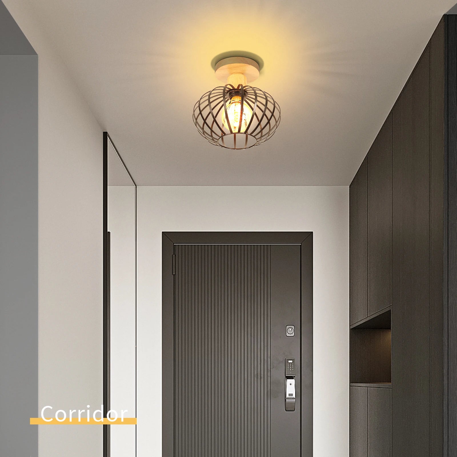 plafonniers led nordiques pour intérieur restaurant galerie salon - vue 4 sur 7