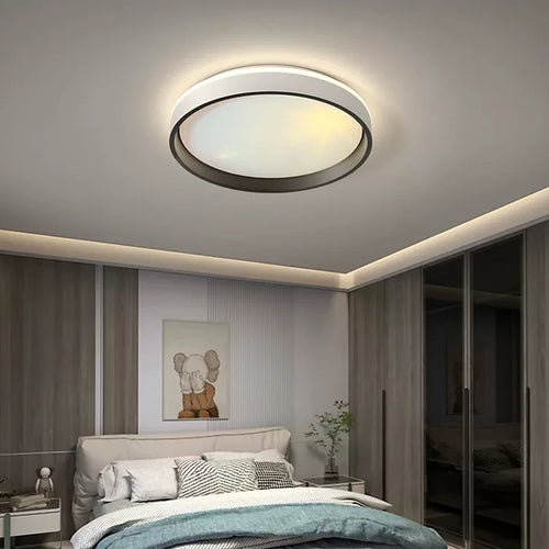 plafonnier led intelligent avec télécommande et luminosité réglable - vue 3 sur 8
