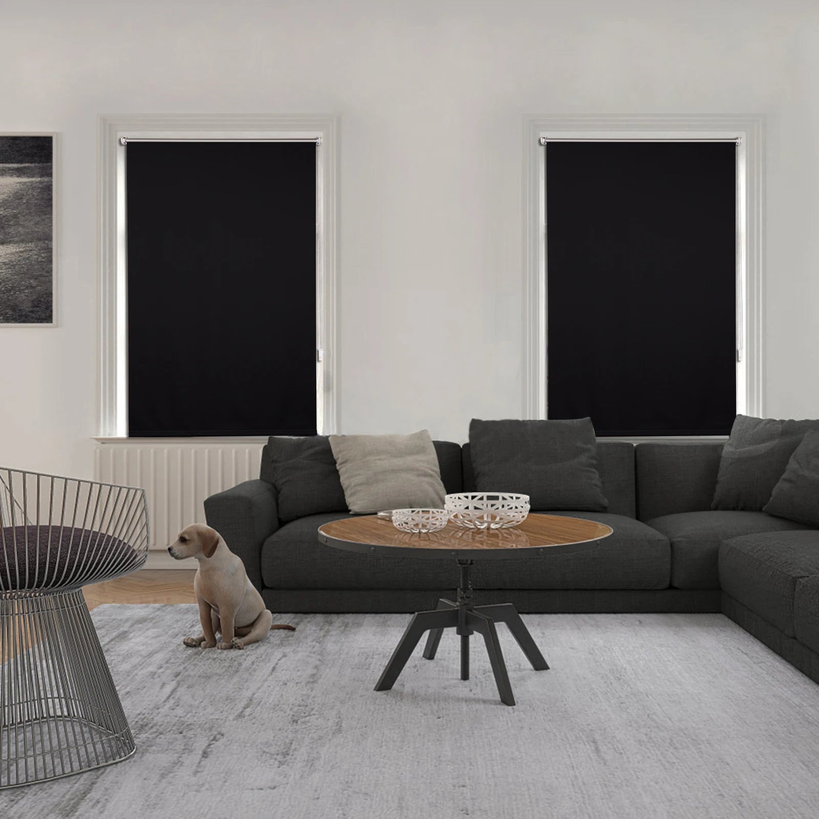 Store occultant thermique sans percage pour fenetre chambre - vue 6 sur 10