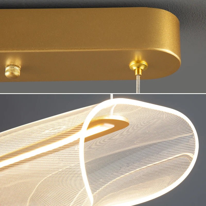 lustre led nordique moderne créatif pour restaurant et bureau - vue 5 sur 9