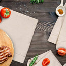 Serviette de table en lin style classique lot