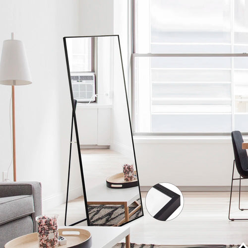 miroir sur pied en verre trempé vertical ou incliné - vue 5 sur 5