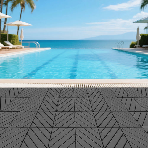 dalles terrasse emboitables 30x30 lot 44 plastique exterieur - vue 2 sur 8