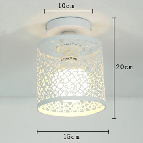 plafonnier design nordique en fer forgé pour décoration intérieure