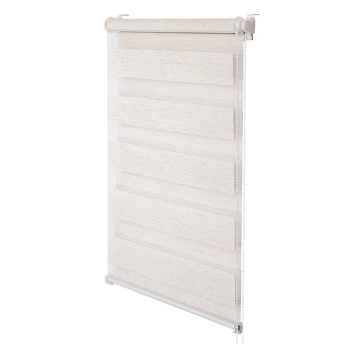 Store enrouleur zebra occultant jour nuit double couche - vue 3 sur 6