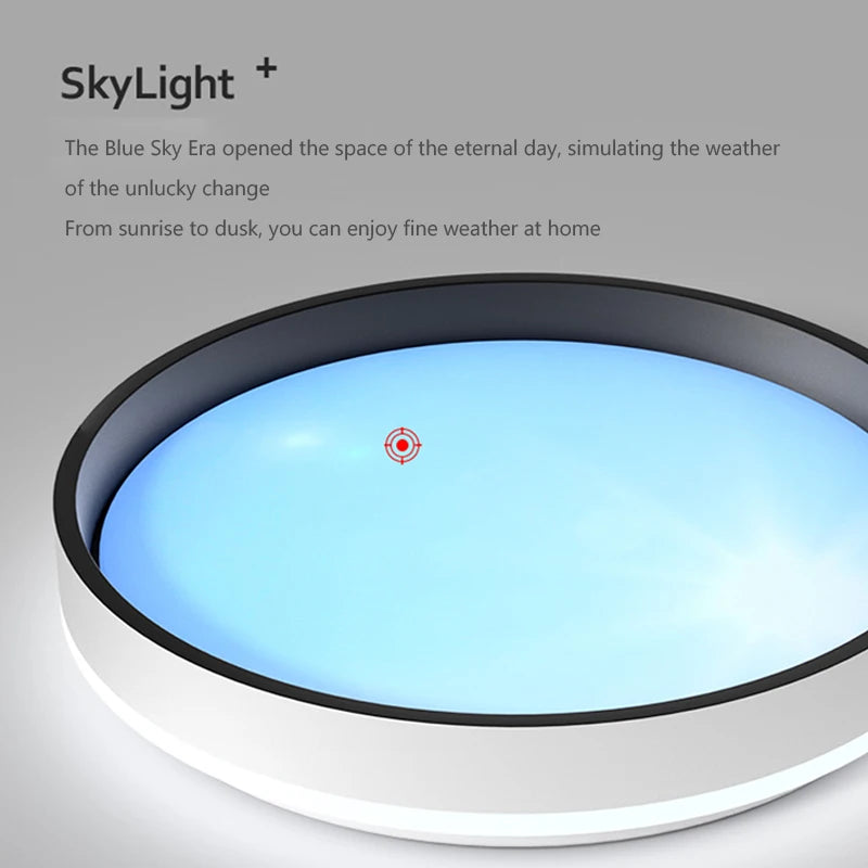 plafonnier led intelligent avec télécommande et réglage de la luminosité - vue 5 sur 8