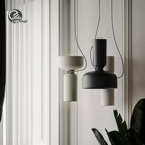 Luminaire suspendu design nordique pour salle à manger décor de chambre moderne Suspension LED décoration salon e27 luminaire - vue 2 sur 19