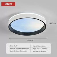 plafonnier led intelligent avec télécommande et luminosité réglable