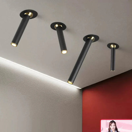 plafonnier led encastrable à angle rotatif pour intérieur - vue 3 sur 9