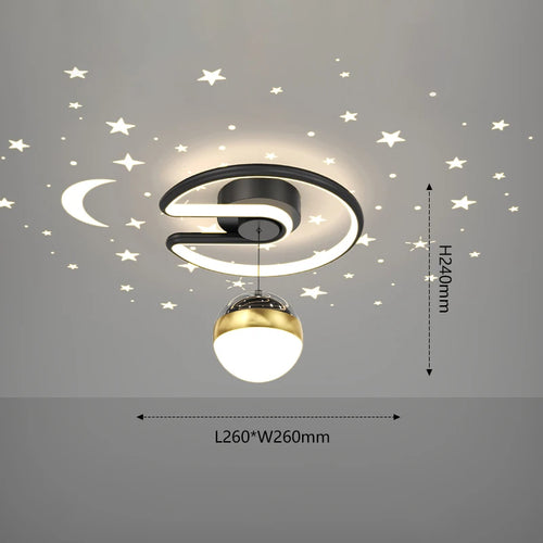plafonnier moderne à leds pour décoration intérieure et extérieure - vue 11 sur 10