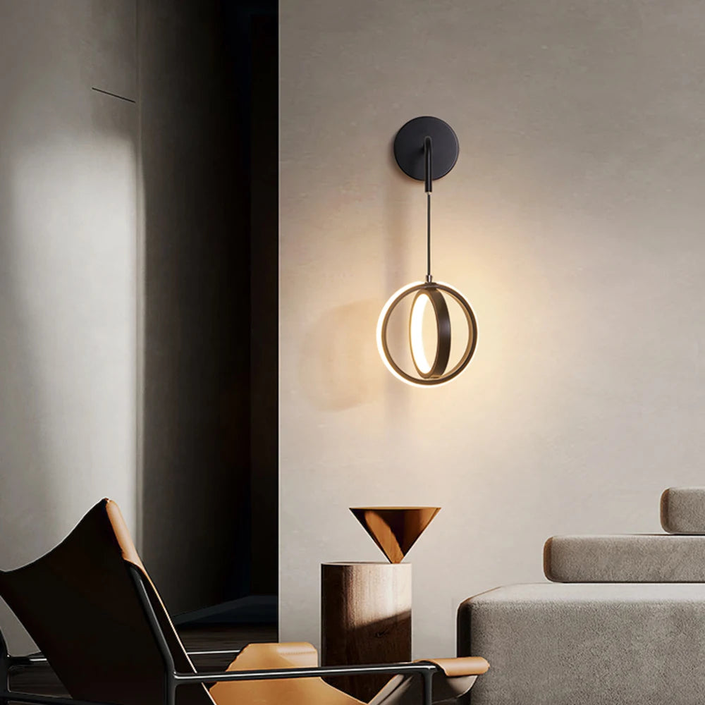 applique murale led moderne pour décoration intérieure élégante - vue 4 sur 7
