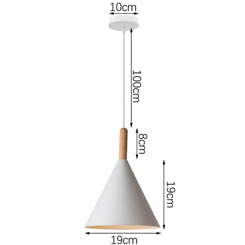 suspension industrielle loft style nordique en fer - vue 11 sur 20