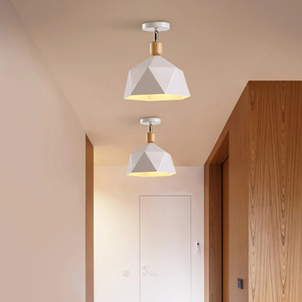 plafonnier vintage style industriel pour éclairage intérieur - vue 6 sur 9