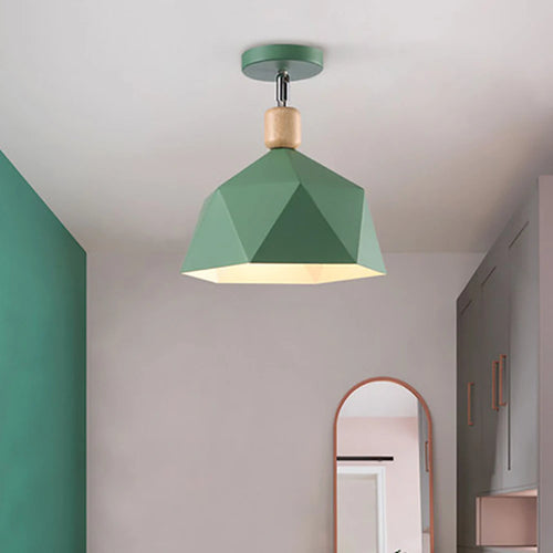 plafonnier vintage style industriel pour éclairage intérieur - vue 2 sur 9