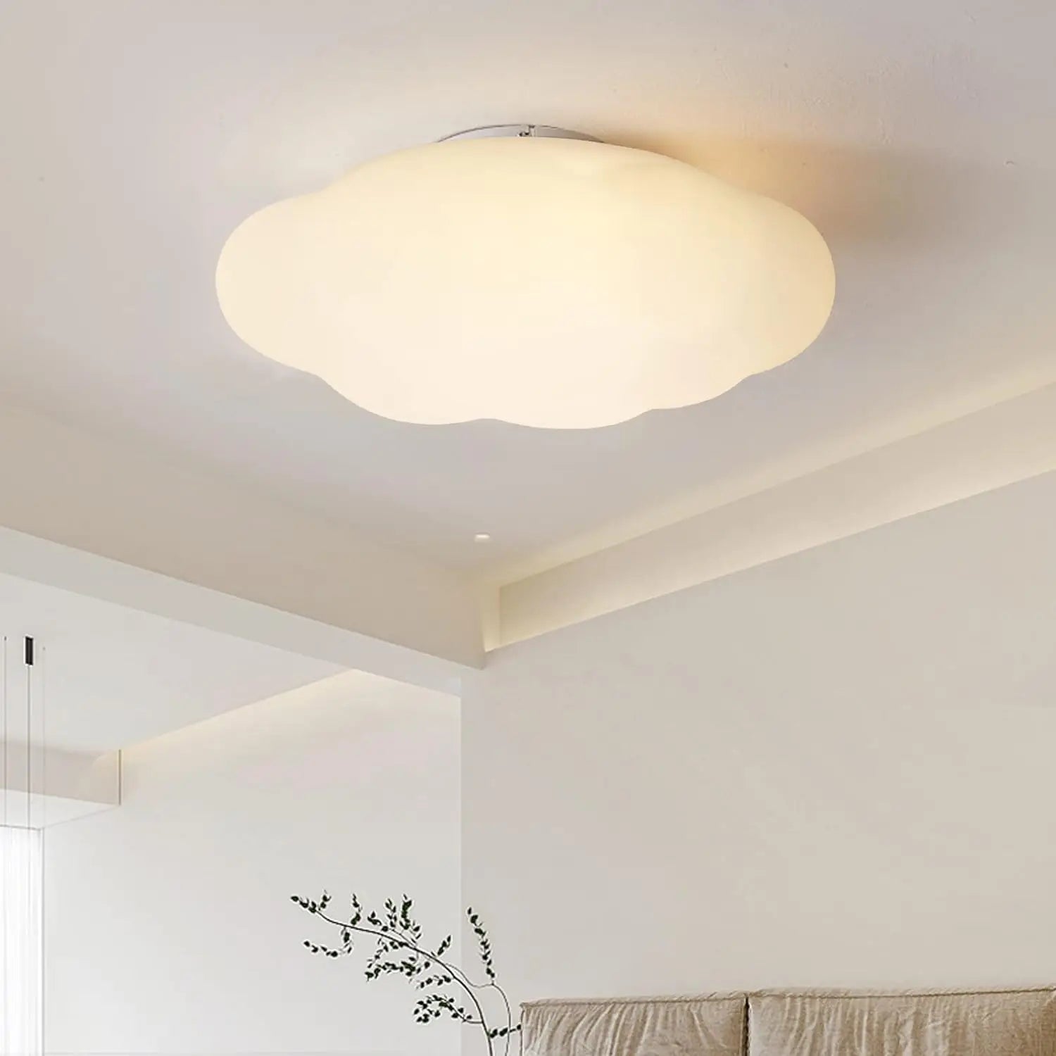 plafonnier led nordique luminaire décoratif d'intérieur pour diverses pièces - vue 4 sur 8