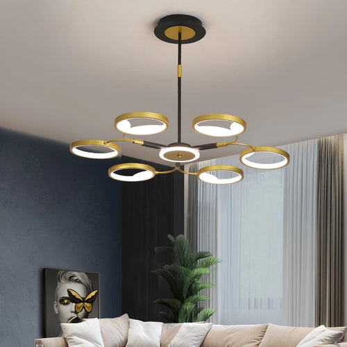 plafonnier led design moderne pour intérieur élégant et raffiné - vue 4 sur 9