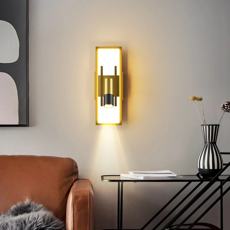 applique murale led moderne pour éclairage intérieur bois - vue 6 sur 11