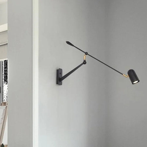 applique murale à led rétractable avec bras pliable - vue 5 sur 10
