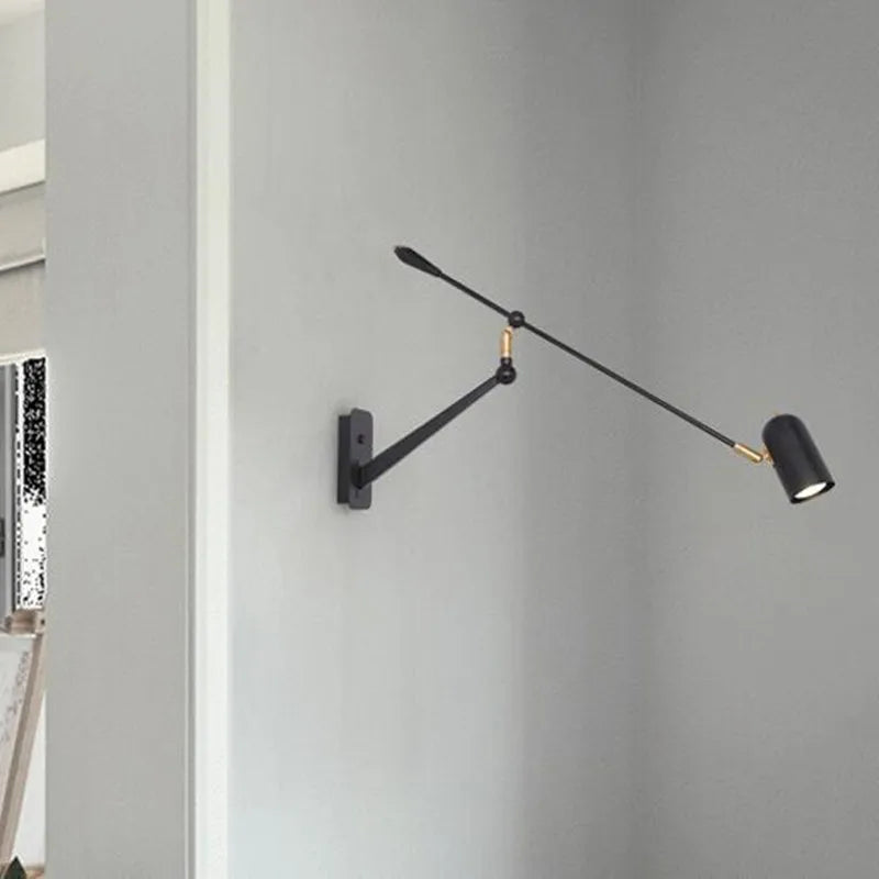 applique murale à led rétractable avec bras pliable - vue 4 sur 10