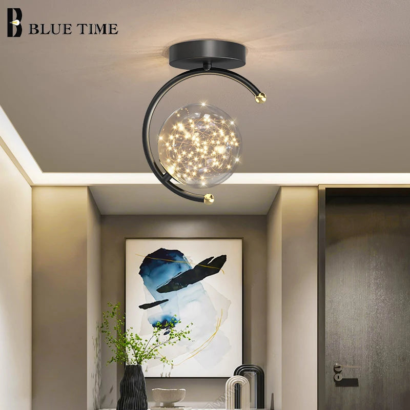 lustre led moderne pour décoration de la maison - vue 5 sur 10