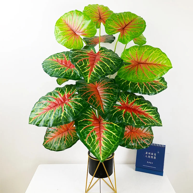 plantes artificielles monstera grandes feuilles pour décoration intérieure - vue 1 sur 21