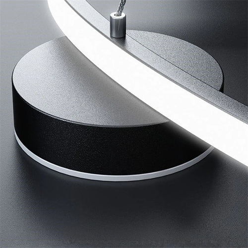 suspension led post-modernes en acrylique design nordique - vue 7 sur 8