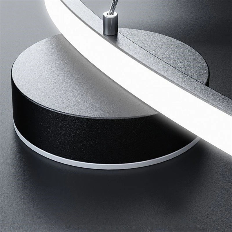 suspension led post-modernes en acrylique design nordique - vue 6 sur 8