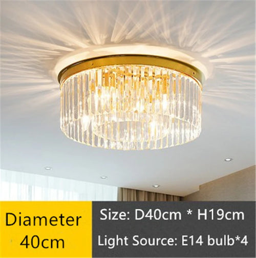 plafonnier moderne en cristal pour décoration intérieure élégante - vue 5 sur 6