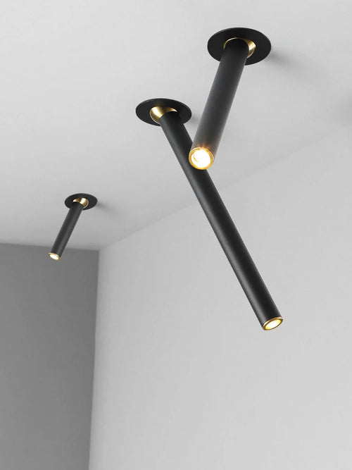 spot 	led rotatif cob en aluminium pour éclairage intérieur - vue 3 sur 5