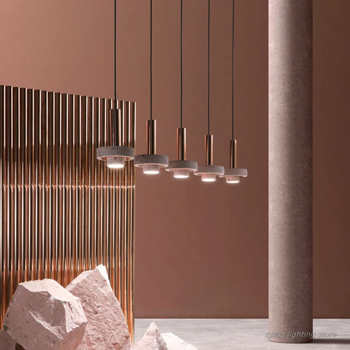 suspension design en pierre pour intérieur créatif et élégant - vue 2 sur 7